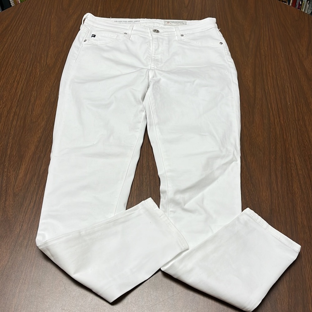 Anthropologie Adriano Goldschmied high rise‎ abbey ankle, size 27